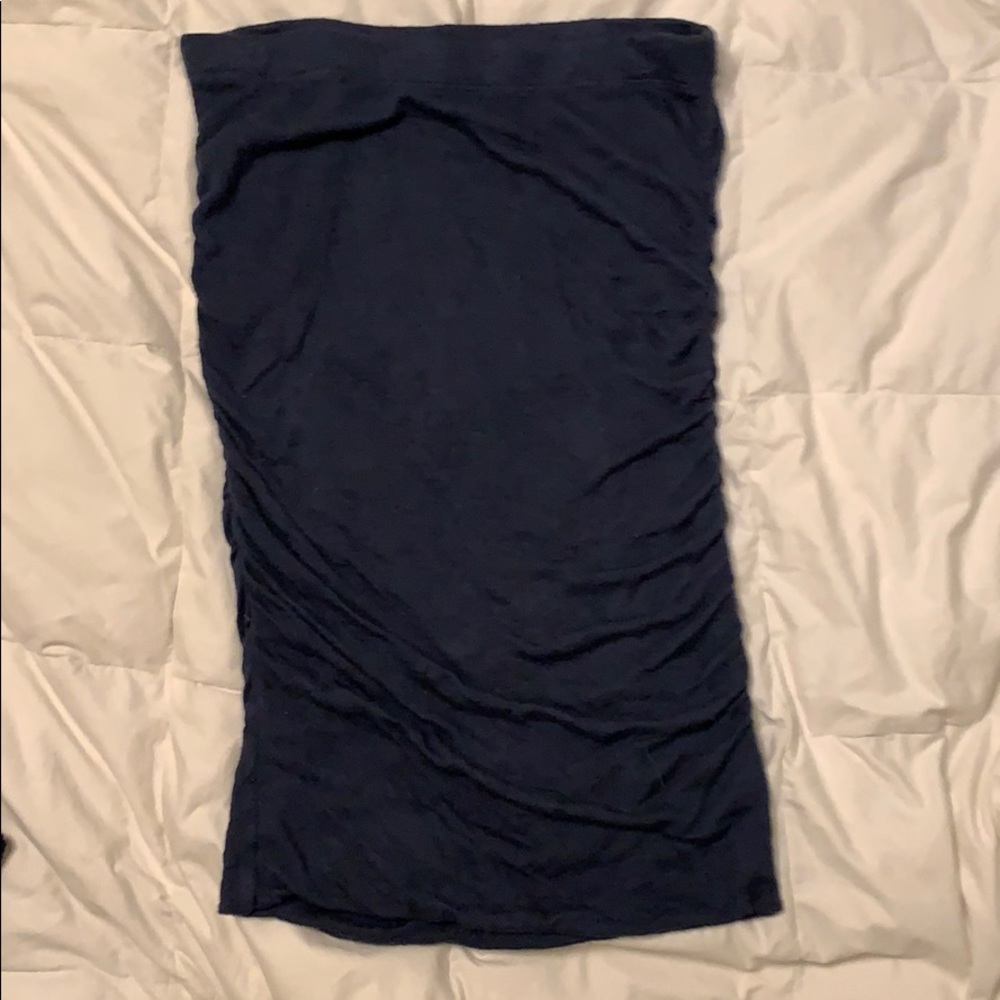 Soft Cotton Midi Skirt